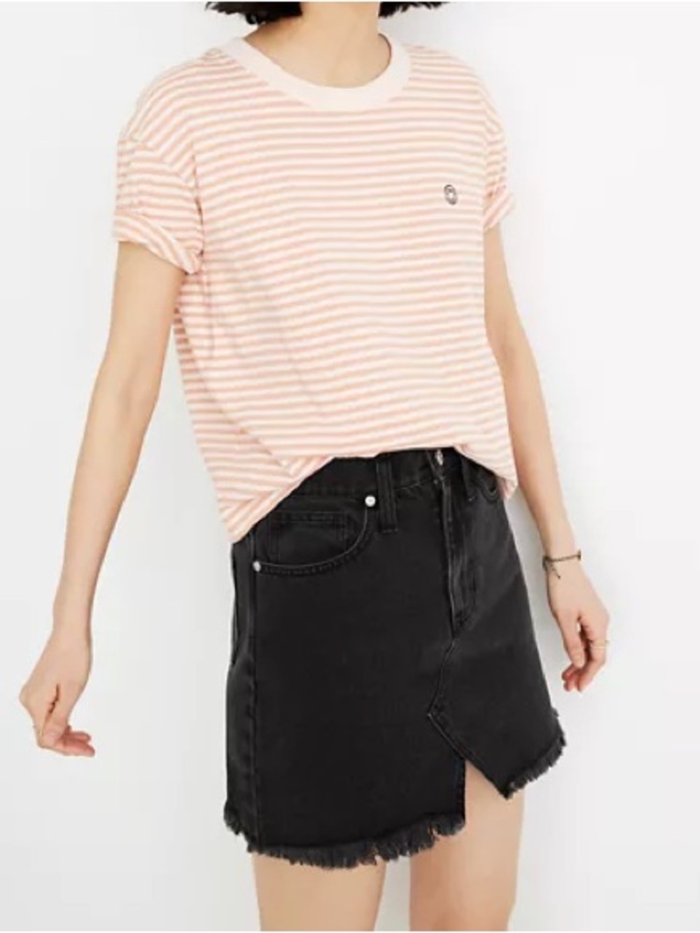 Madewell Rigid A-Line Mini Skirt (26)